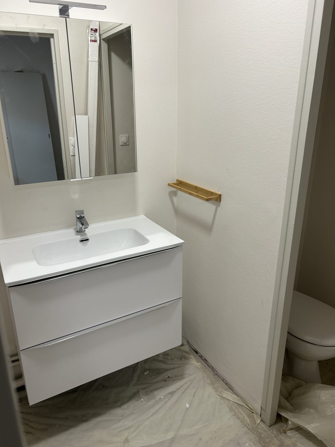 Rénovation complète de salle de bain — Tarbes — après